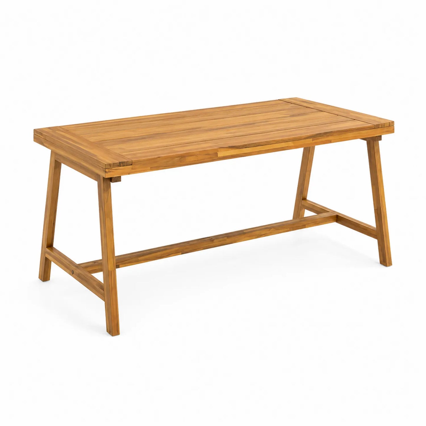 Mesa de comedor exterior madera de teca 180x90x75 cm